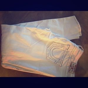 True religion white skinny jeans